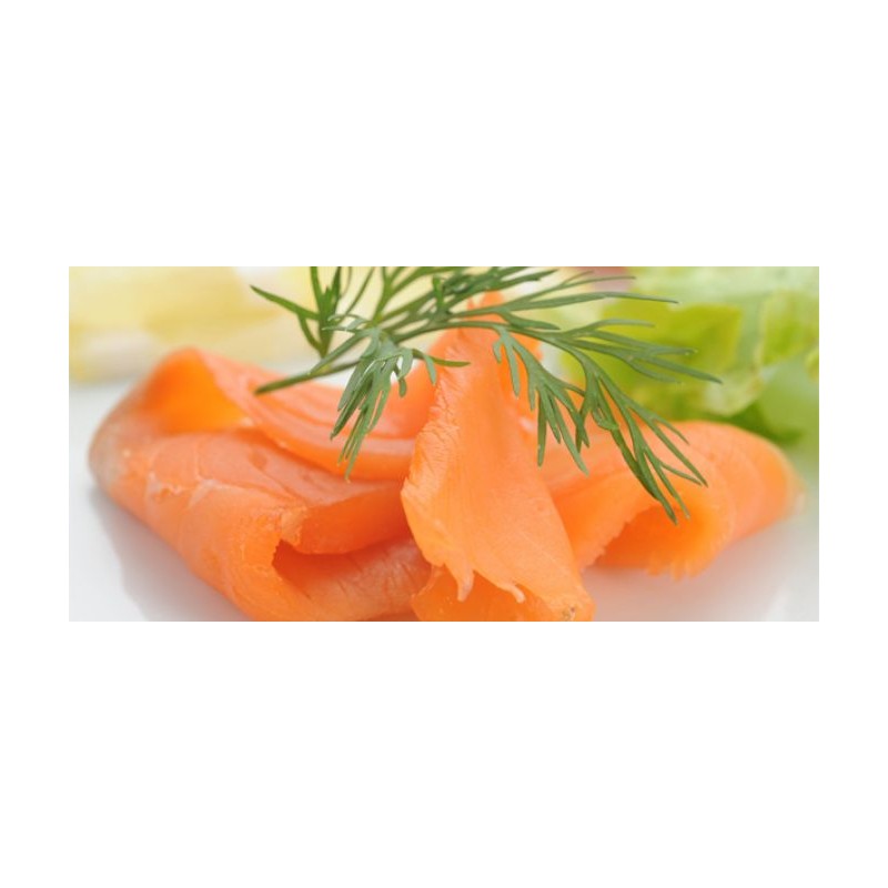 Huisgerookte zalm - per 100 gr.
